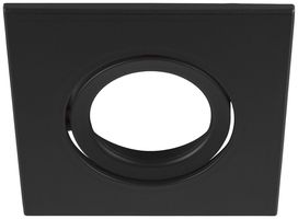 Anello di copertura SLV UNIVERSAL IP20 materiale sintetico 88×88×3.5mm nero