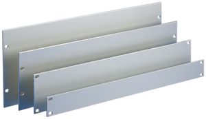 Blindplatte 19" 4HE, grau, Farbe: NCS 2502-B