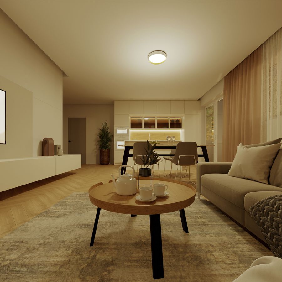 Plafonnier LED Philips Hanno 24W 2700lm 2700K Ø384mm blanc/or