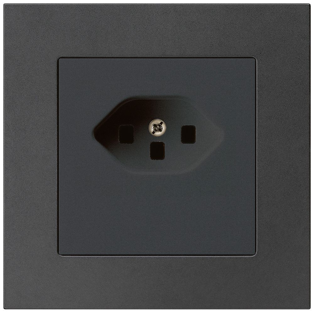 UP-Steckdose kallysto.pro T23 schwarz Schraubklemme