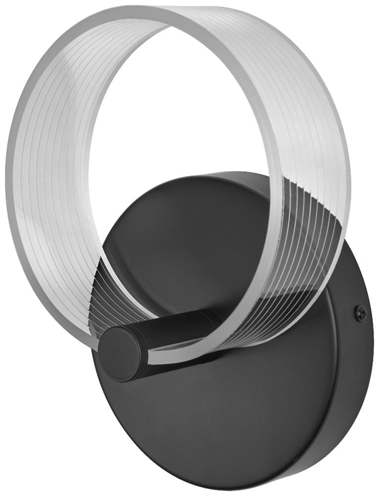 Applique LED LEDVANCE Decor Circle 8W 370lm 830 160×95×225mm nero