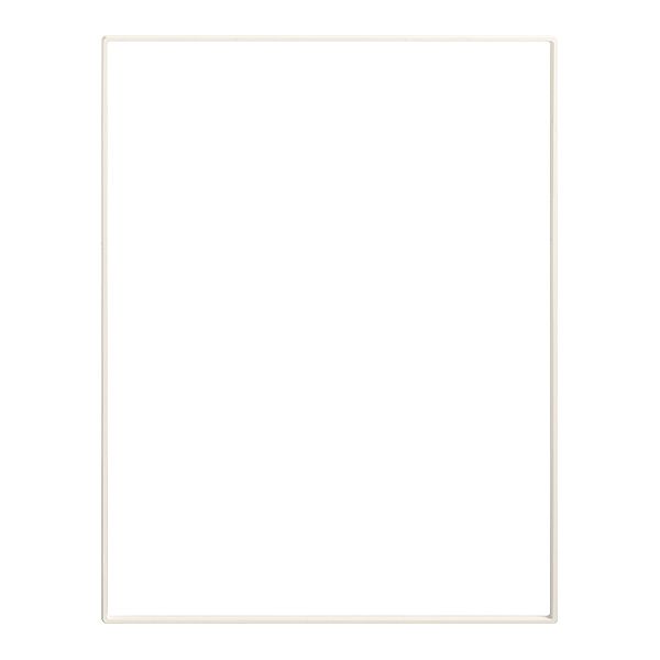 Telaio complementare EDIZIOdue prestige 4×3 bianco