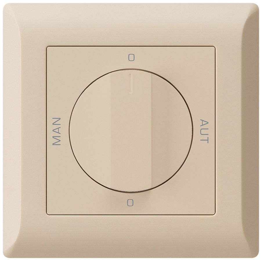 UP-Drehschalter 0-Man-0-Aut. kallysto.line 2/1L beige mit Drehgriff