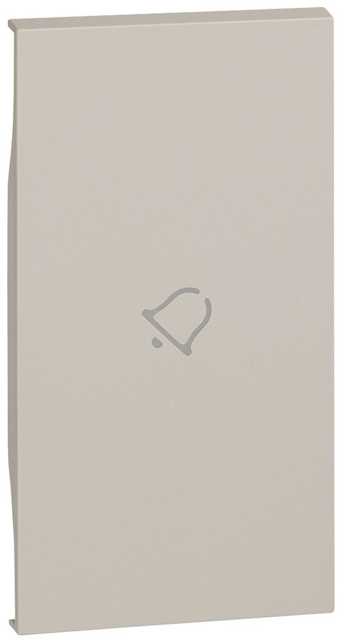 Cache de touche Living Now 2 modules illuminable avec symbole sonnerie sand
