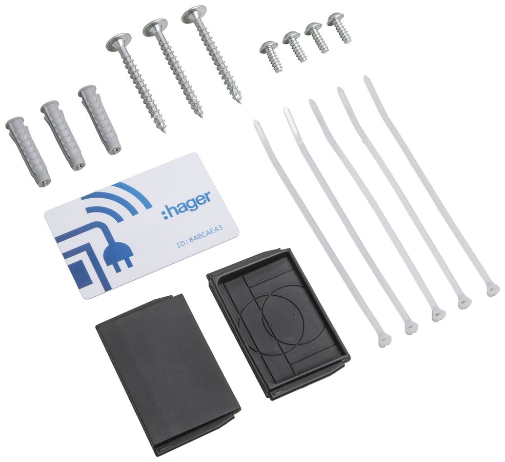 Zubehörset Hager für E-Ladestation