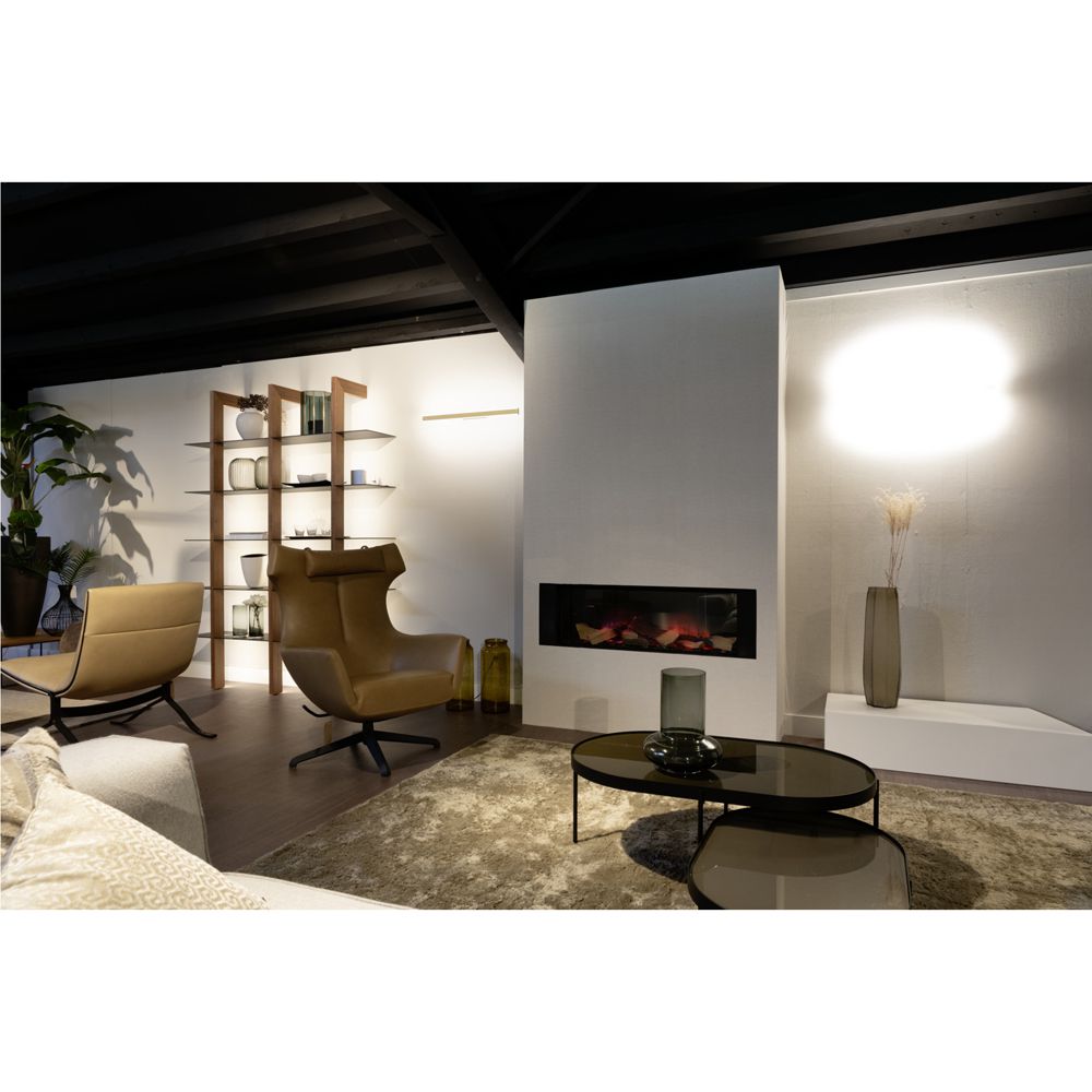 LED-Wandleuchte SLV ONE LINEAR 70 20W 1250lm 927/930 IP44 DIM 705mm Messing