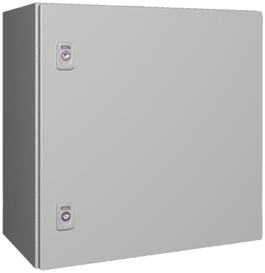 Armoire compacte Rittal AX, 1 porte, IP66, 500×500×300mm, tôle d'acier