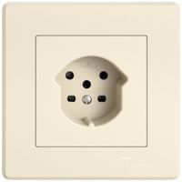 UP-Steckdose EDIZIO.liv SNAPFIX® 1×T15 cr