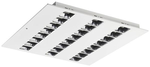 EB-LED-Deckenleuchte Sylvania OPTIX 625 ALU 26W 3600lm 4000K cenbat weiss