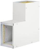 Angle plat tehalit FWK 3E E30 100×160mm, blanc traffic