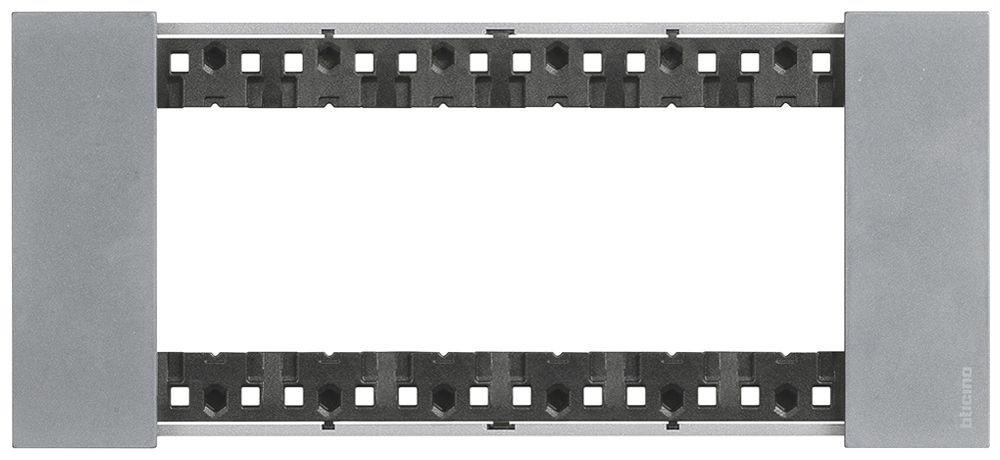 Cadre de recouvrement Living Now 6 modules 192.5×86mm moon