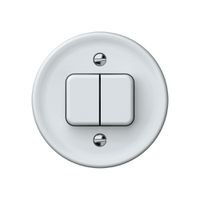 Druckschalter origin Sch 3 + NO/NC 60×60mm weiss