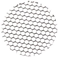 Écran en nid d'abeilles SLV NUMINOS S aluminium symétrique Ø39.8mm noir