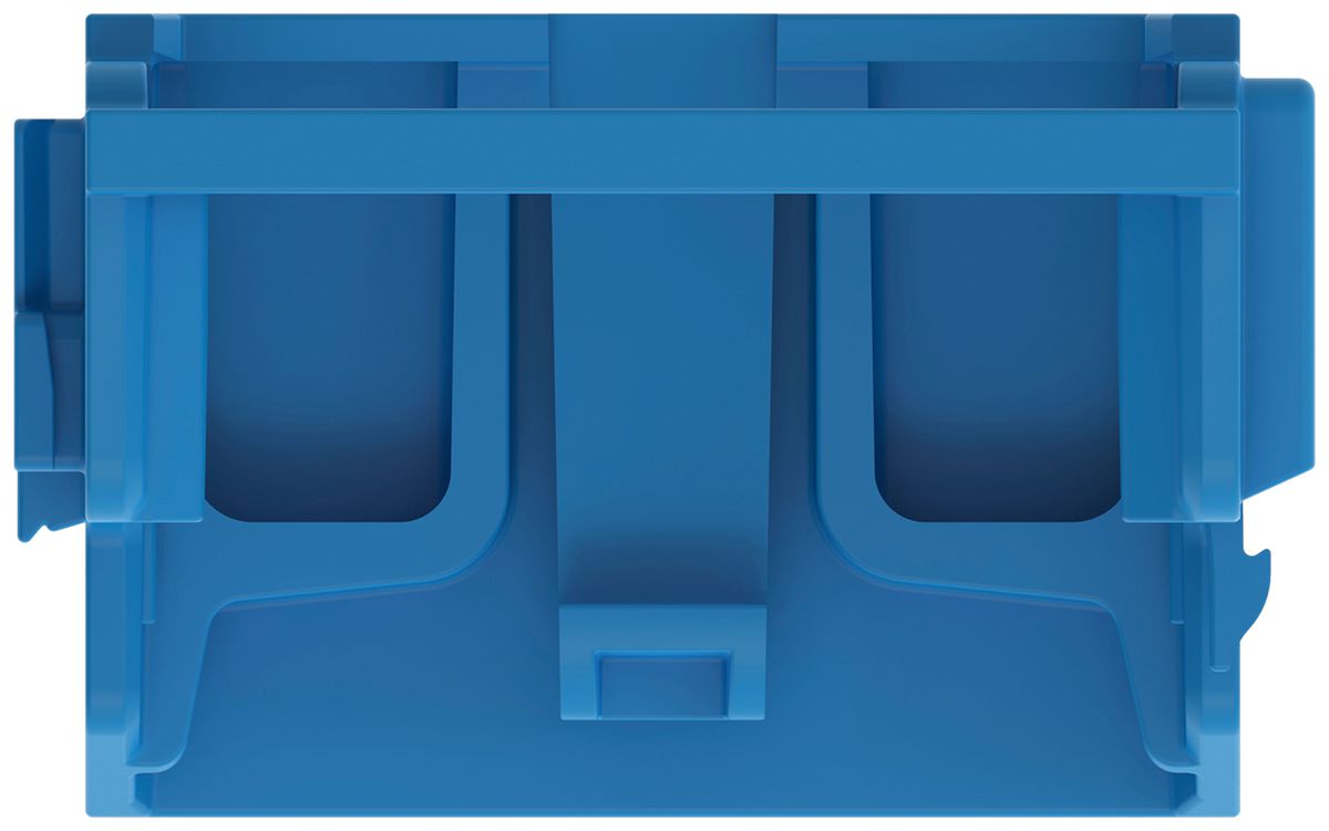 Befestigungsadapter WAGO o.Zugentlastung für 10×4mm² Rastfuss bl