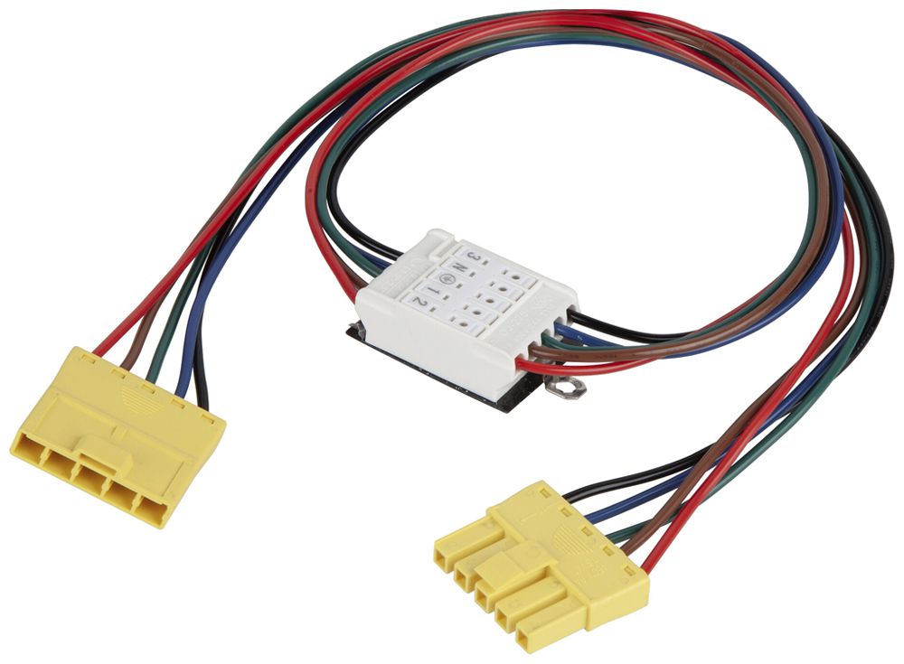 Câblage de passage LEDVANCE LINEAR INDIVILED 5×2.5mm² 1430mm fiche/prise jaune