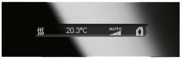 Abschlussleiste oben ABB priOn mit Display schwarz