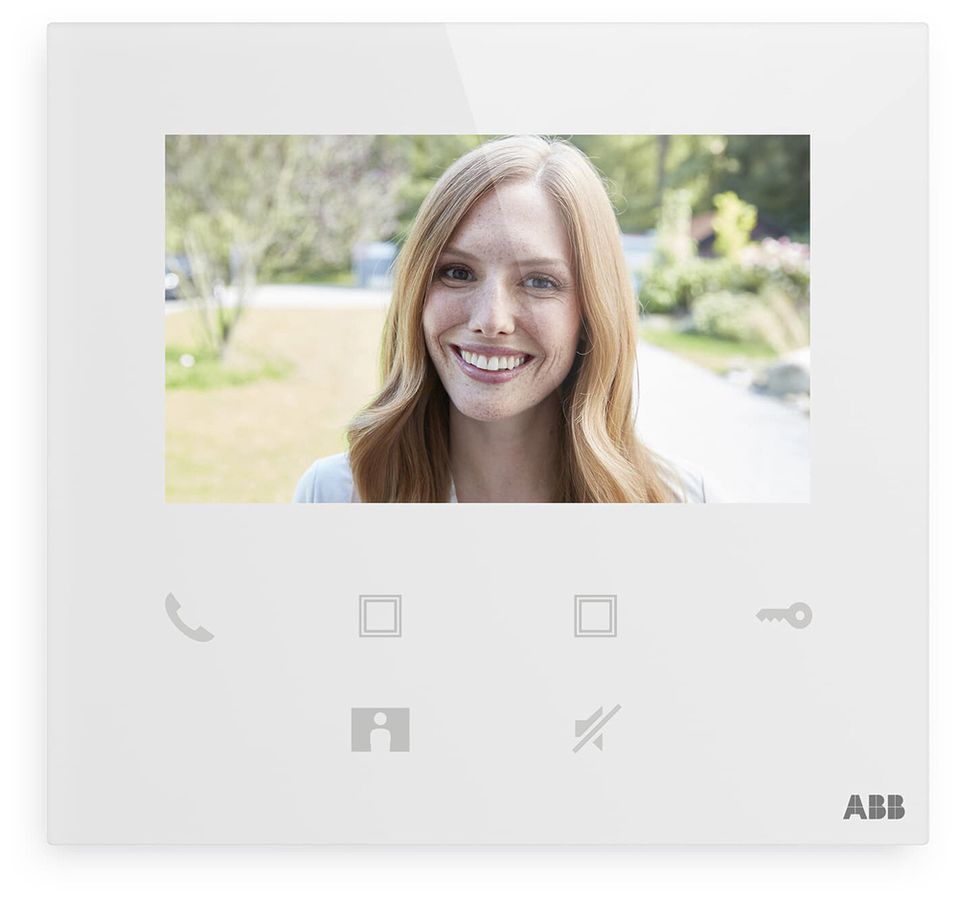 Video-Hausstation ABB-Welcome M22401-W-04 WLAN mit Touch-Display 4.3'' weiss