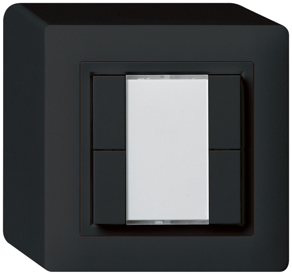 Poussoir universel AP 4×kallysto sans LED noir