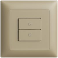 UP-Szenentaster 2 Szenen vertikal/2T WLAN Edue Wiser sand