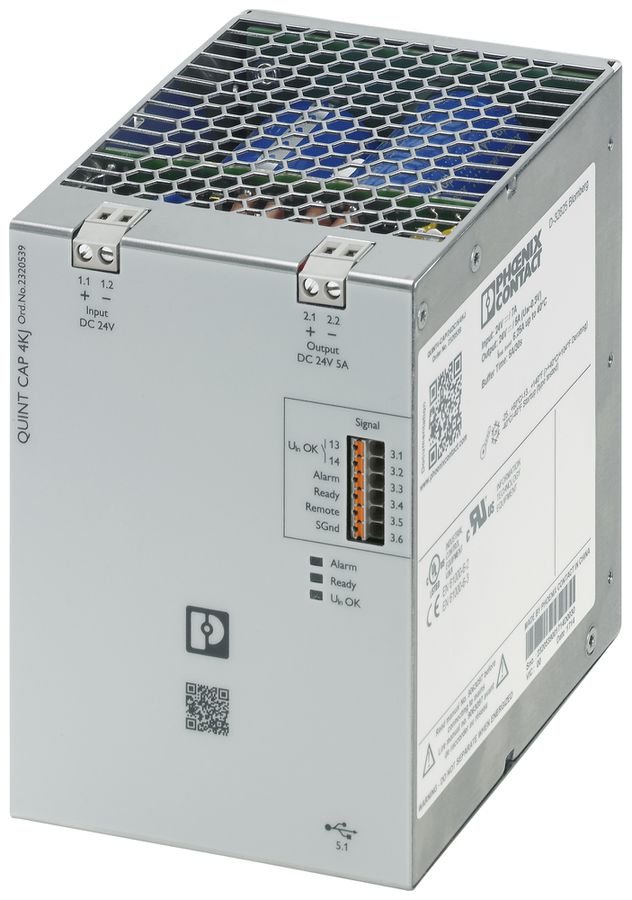 Modulo capacitivo PX QUINT4-CAP/24DC/5/4KJ IN:24VDC OUT:24VDC/5A