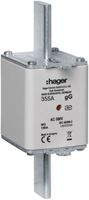 NH-Sicherung Hager DIN2 500VAC 355A gG/gL Doppelkennmelder rostgeschützt