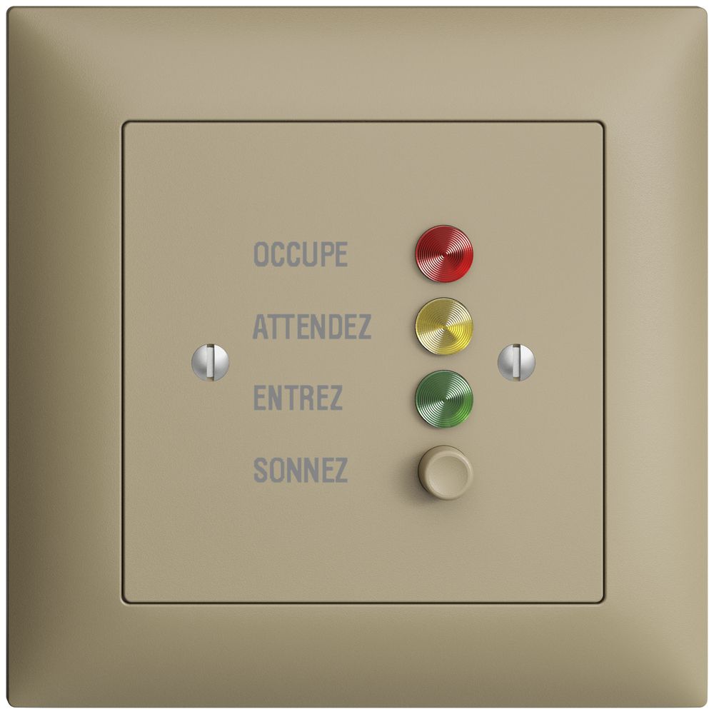 Station de porte ENC EDIZIOdue pour signaux d'appel, sand