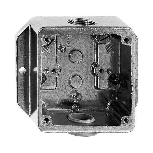 Gehäuseunterteil AG 2×M20 Al kugelpoliert