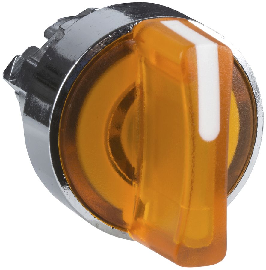 Manette rotative lumineuse Schneider Electric jaune
