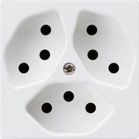 UP-Steckdose kallysto 3×T13 weiss