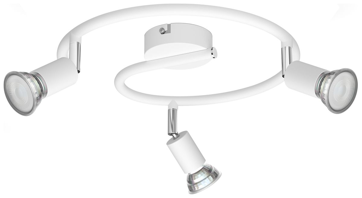 Spot Philips Limbali GU10 3×50W 293×130mm weiss