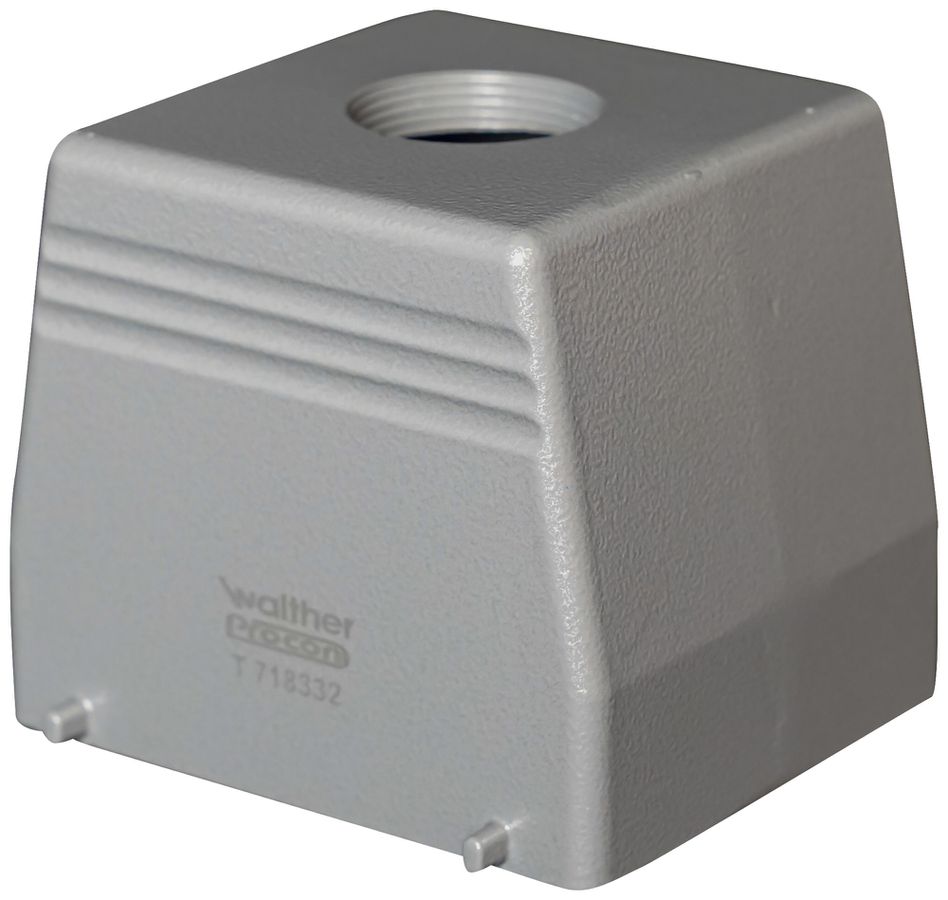 Steckergehäuse Walther PROCON T708232, Gewinde 1×M25, H=76mm, Al