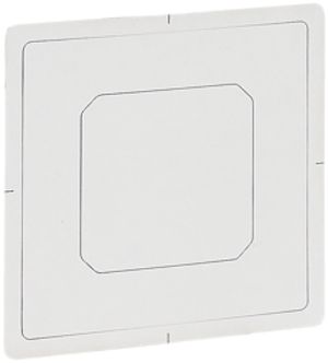 Adhésif Omnio pour émetteur mural, 70×70mm, noir, 10pce.