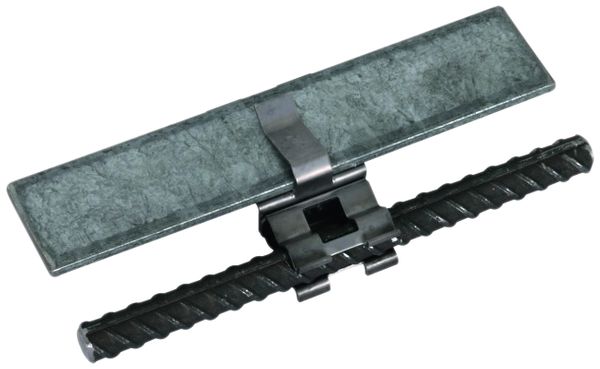 Parallelverbinder DEHNclip für Flachleiter 12/30mm Stahl/blank