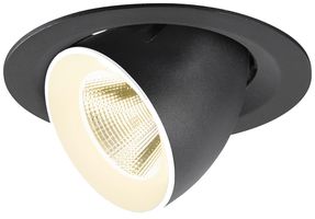 LED-Downlight SLV NUMINOS GIMBLE M 12W 1900lm 4000K NB DA Ø135×95 schwarz/weiss
