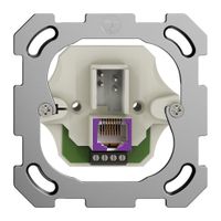 Einsatz zu UP-Anschlussdose T+T 6P/1×RJ45 DSL-Breitband