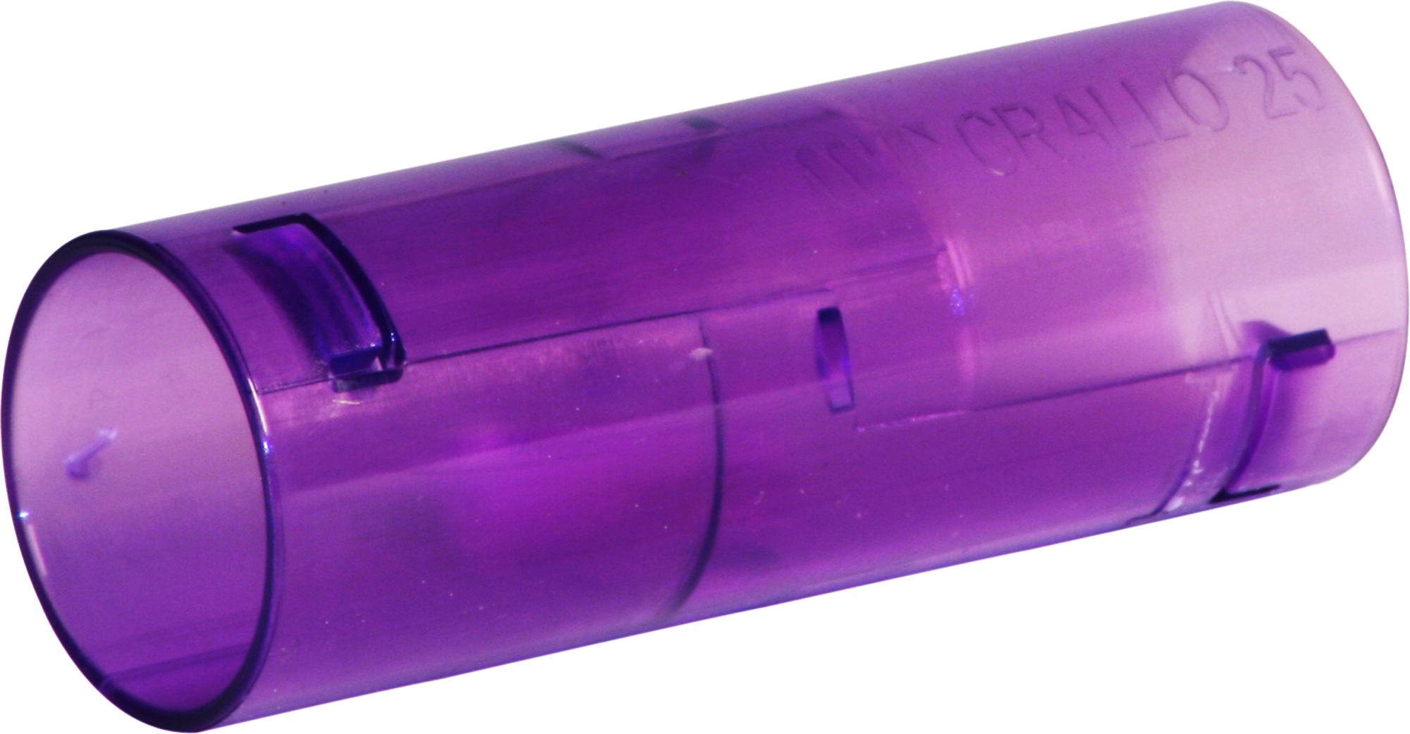 Verbindungsmuffe MT Crallo M25 violett transparent