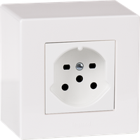 AP-Steckdose ATO T15 weiss Gr.I