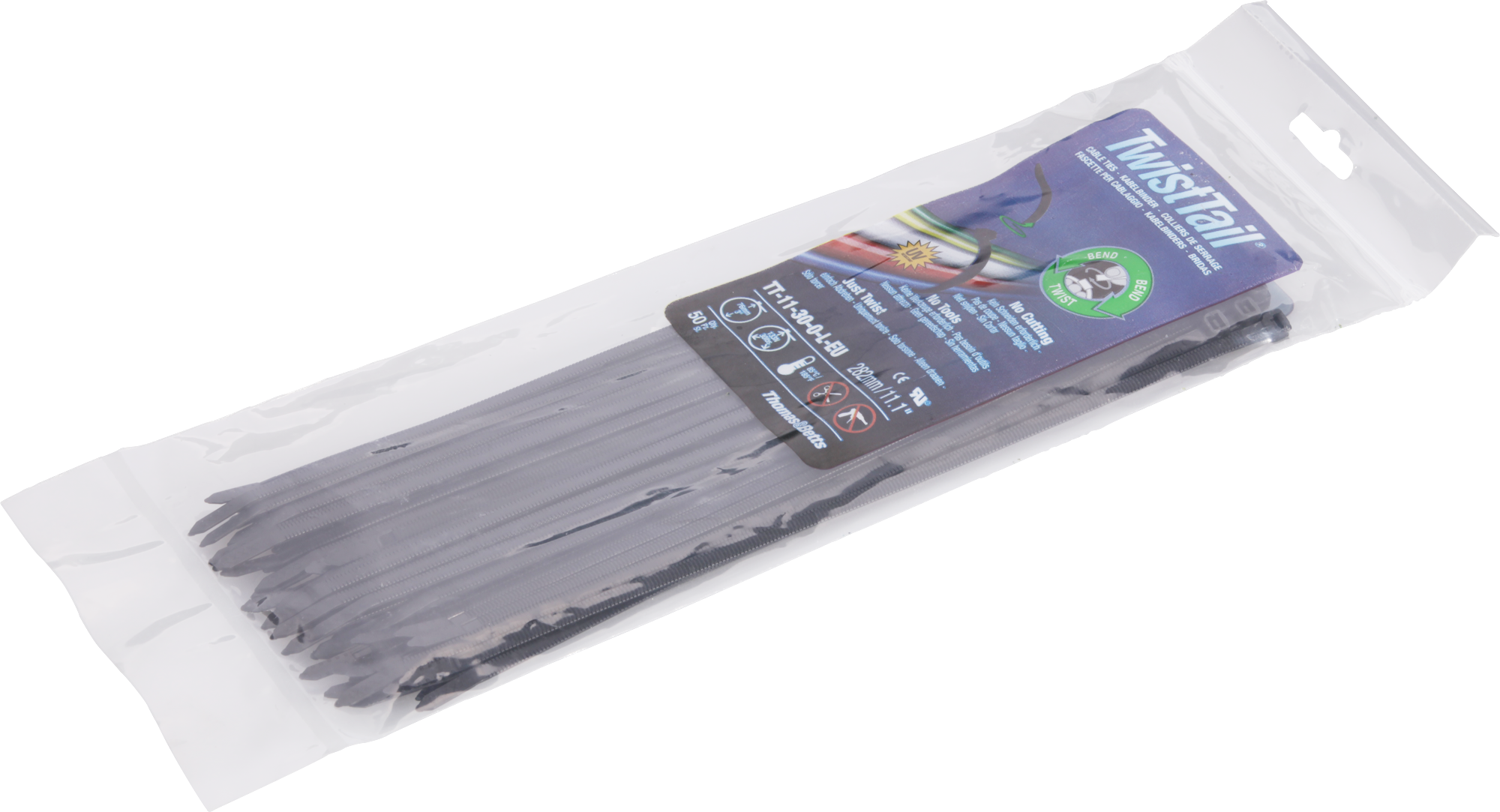 Fascetta Twist Tail EFCO TT 4.7×181mm nero