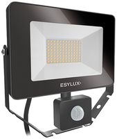 LED-Strahler ESYLUX AFL BASIC, 30W 4000K 3000lm 200×60×195mm IP65, schwarz