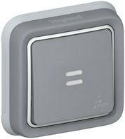 Interruttore a bilico lum. INC PLEXO 3/1L grigio controllo