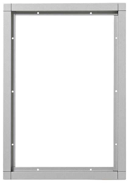 Cornice combinato Siedle, in alluminio, 331×231×15mm, argento