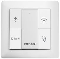 UP-Taster ESYLUX DALI, 4-fach, für Patientenzimmer-Lichtszenen