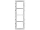 Rahmenmodulhalter Urmet Alpha, 4×Modul, 125×396mm