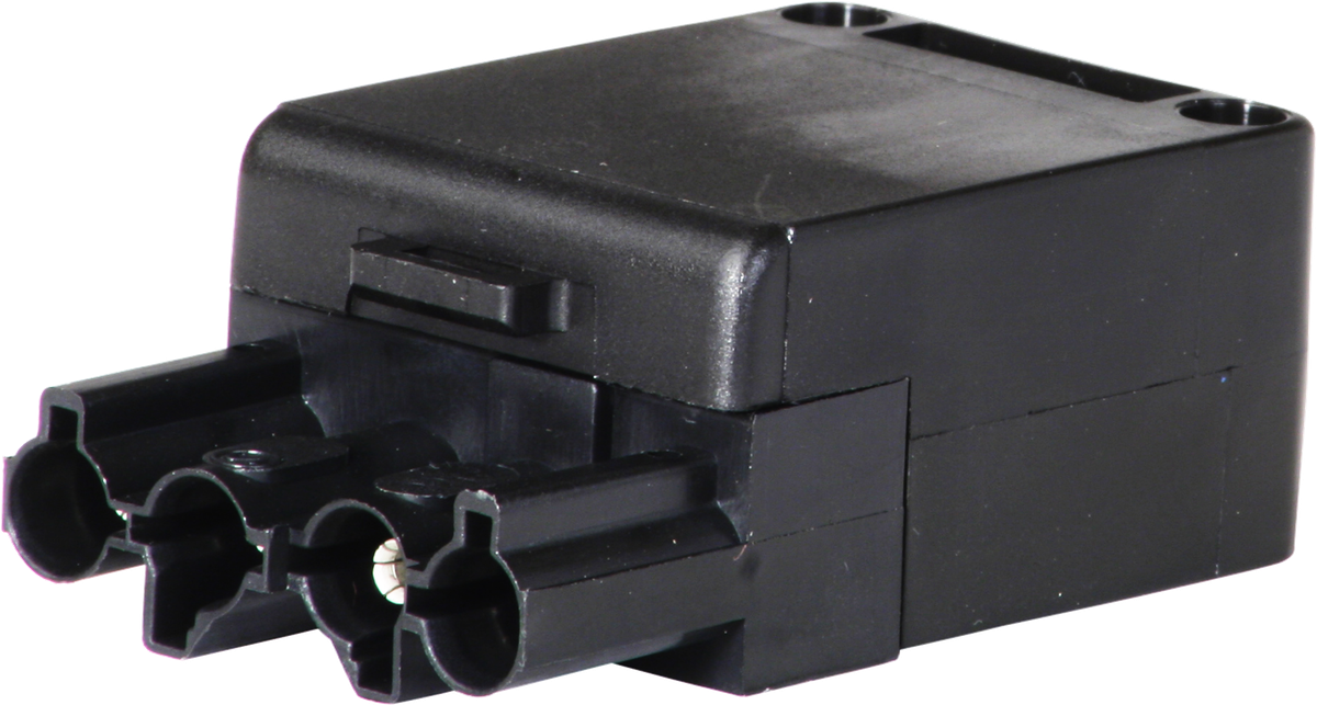 Buchsenteil Wieland 4L schwarz