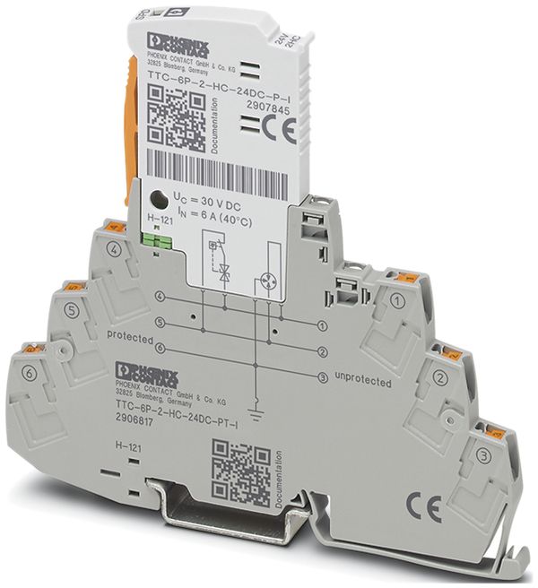 Überspannungsschutz Phoenix Contact TTC-6P-2-HC-24DC-PT-I