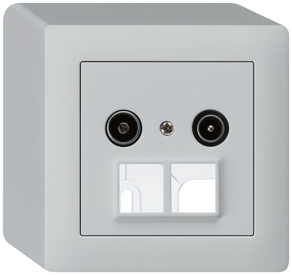 AP-Antennendose R/TV HMS kallysto 14dB hellgrau