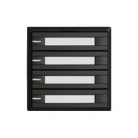 Pulsante universale EDIZIO.liv UNI SNAPFIX® c.LED RGB 4× com.2T targ.ne