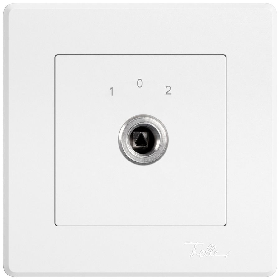 Interruttore a chiave INC EDIZIO.liv 1P quadra./triang.20A 690V 1-0-2 rientr.bi