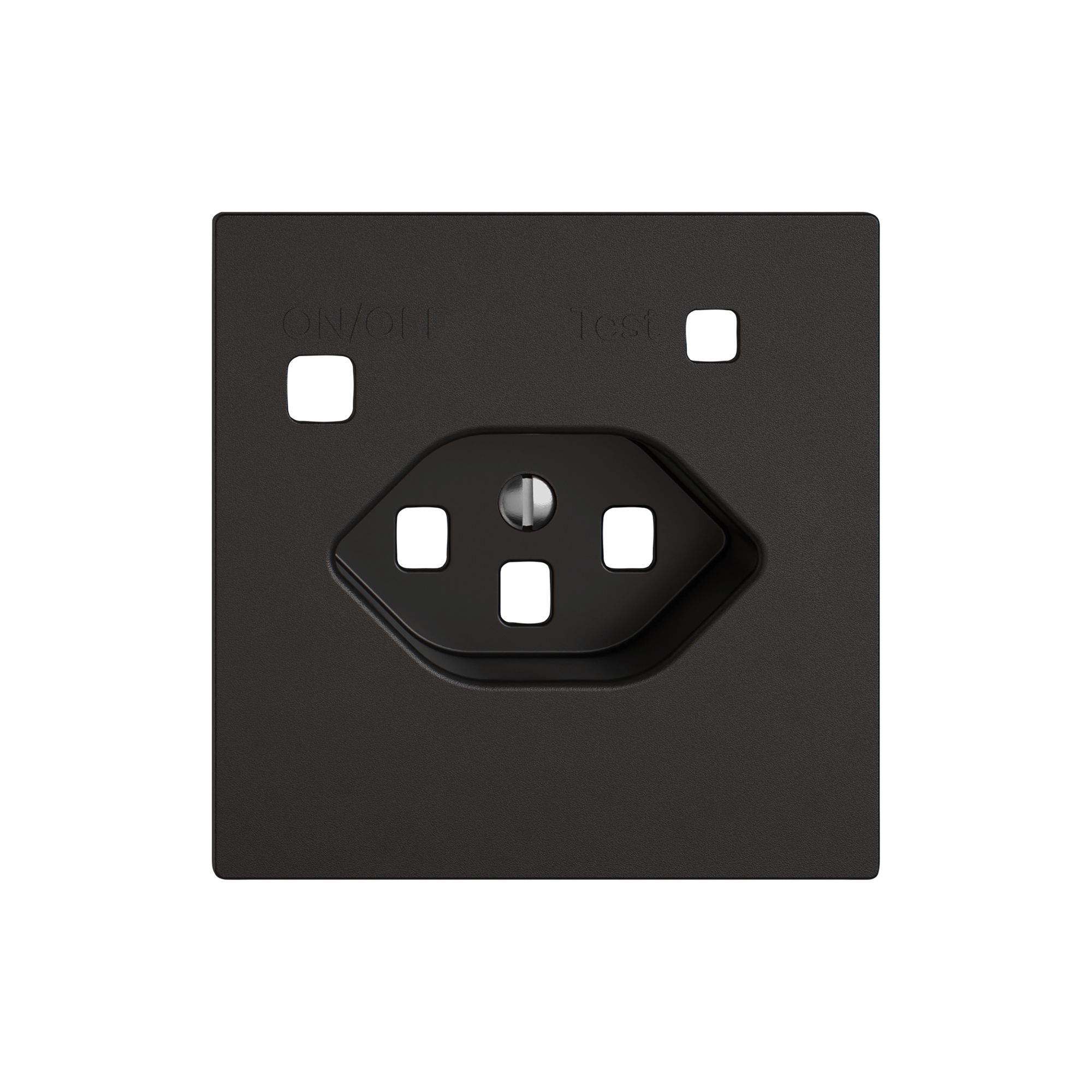 Montageset EDIZIO.liv SNAPFIX® für Fehlerstrom-Schutzsteckdose Typ 23 sz