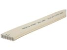 Câble plat Woertz Power 5×2.5mm² sans halogène blanc B2ca